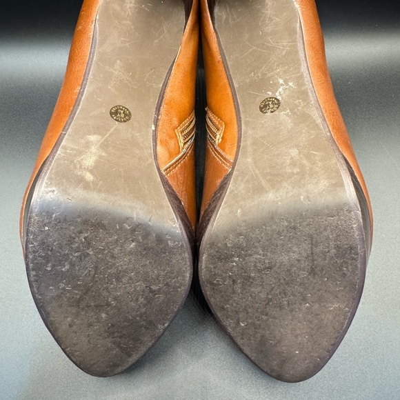 Worthington Brown Ankle Boots with Block Heel and Side Zipper - Picture 7 of 7